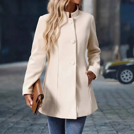 Veste slim à trois boutons avec poches