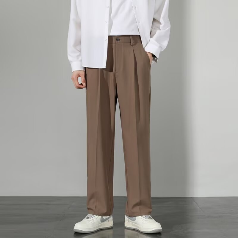 Pantalon décontracté mince et ajusté pour le travail