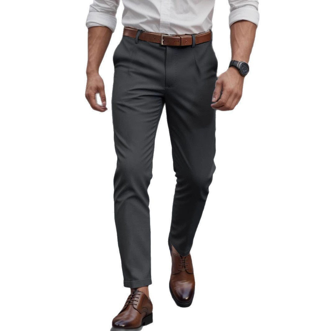 Pantalons d'affaires pour hommes Pantalons droits décontractés pour hommes
