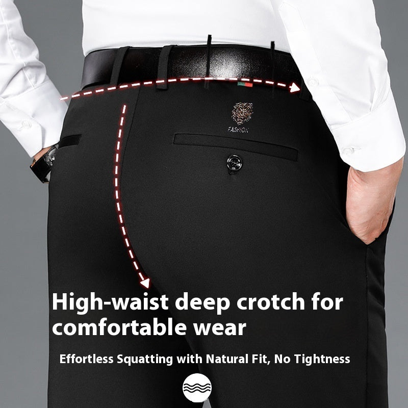 Pantalon de costume d'affaires pour hommes, pantalon décontracté.