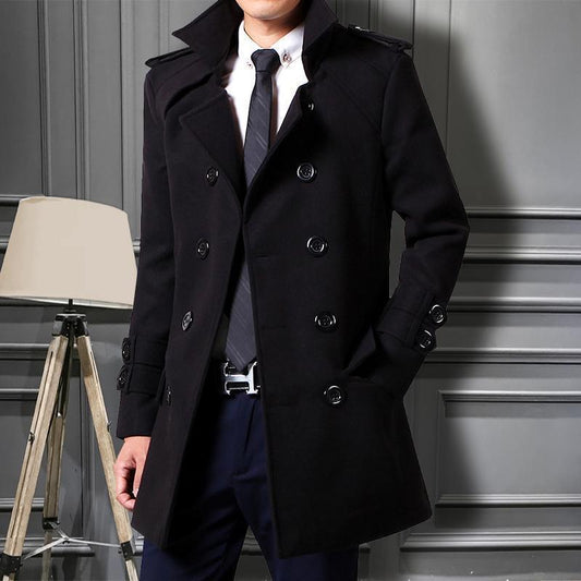 Duster Slim Fit pour homme, mode coréenne