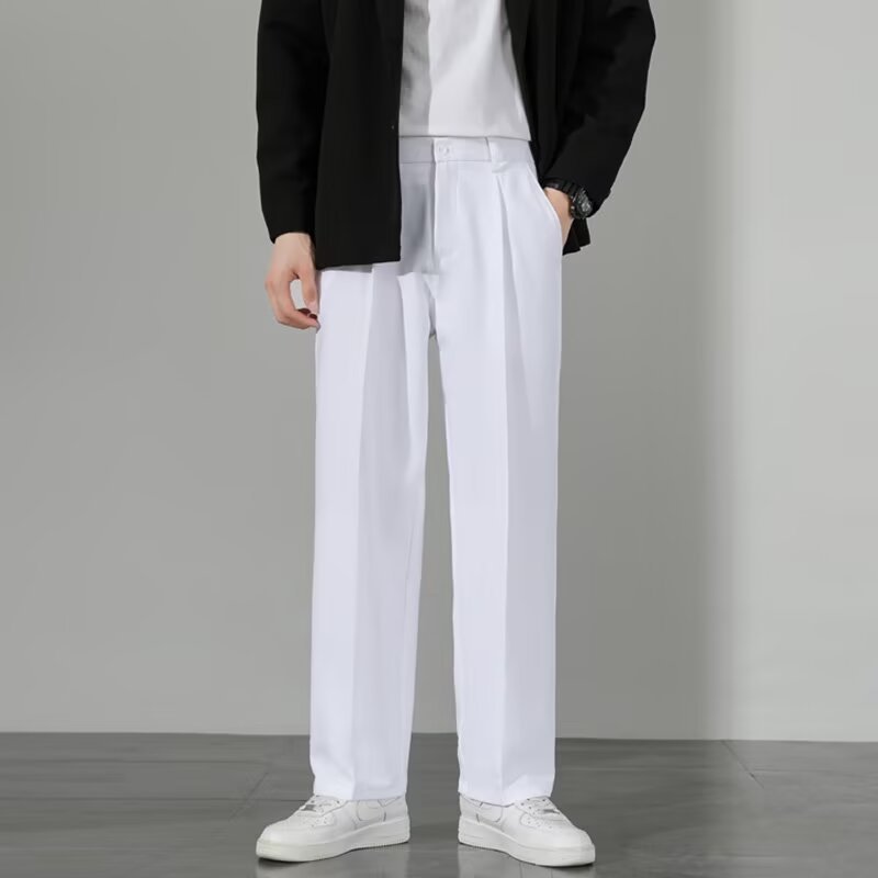 Pantalon décontracté mince et ajusté pour le travail