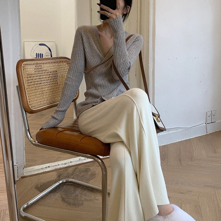 Loose Slimming And Straight Casual Wide-leg Pants For Women Grandma's Pants