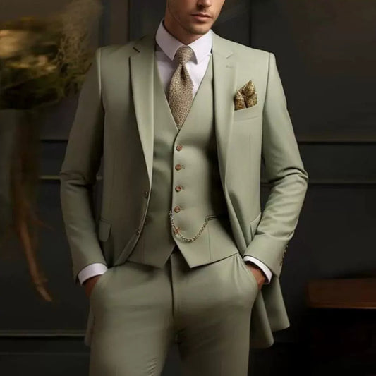 Costume homme coupe slim, élégant et tendance, idéal pour banquet ou affaires