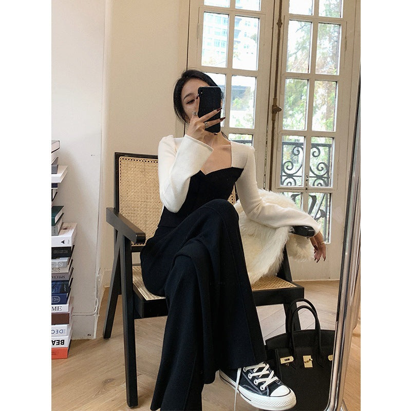Loose Slimming And Straight Casual Wide-leg Pants For Women Grandma's Pants