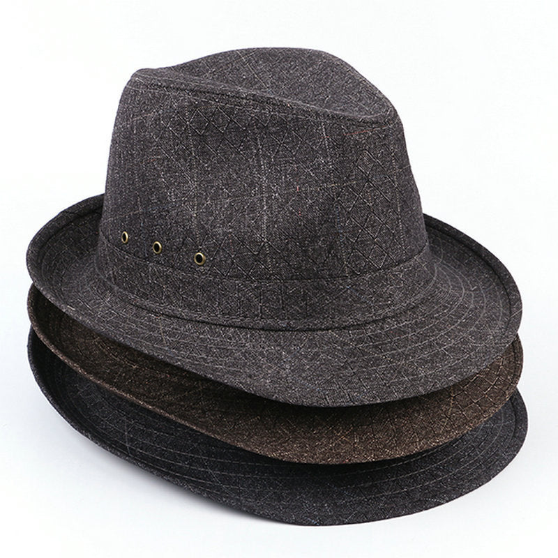 Middle-aged And Elderly Men Fedora Hat Thickened
